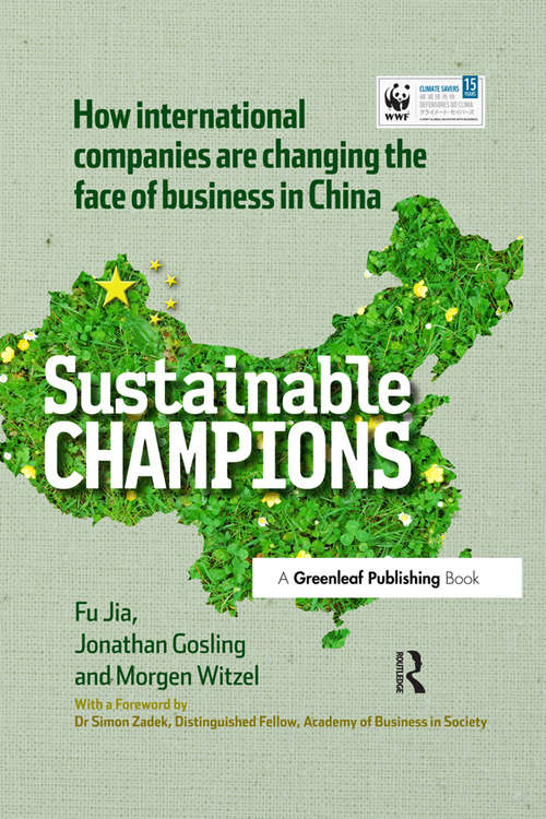 Book cover of CHINA EDITION - Sustainable Champions: How International Companies are Changing the Face of Business in China