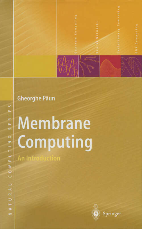 Book cover of Membrane Computing: An Introduction (2002) (Natural Computing Series)