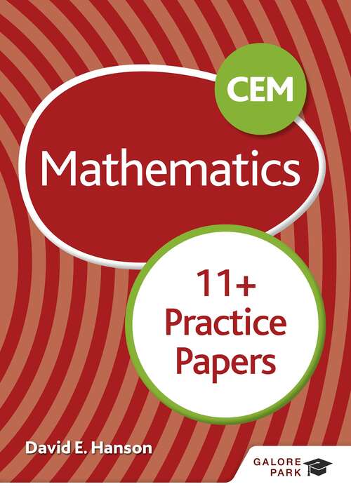 Book cover of CEM 11+ Mathematics Practice Papers