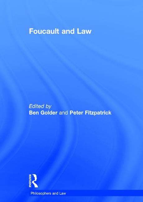 Book cover of Foucault and Law (PDF)