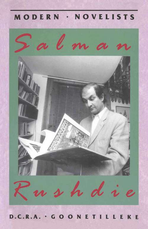 Book cover of Salman Rushdie (1st ed. 1998) (Palgrave Modern Novelists Series)