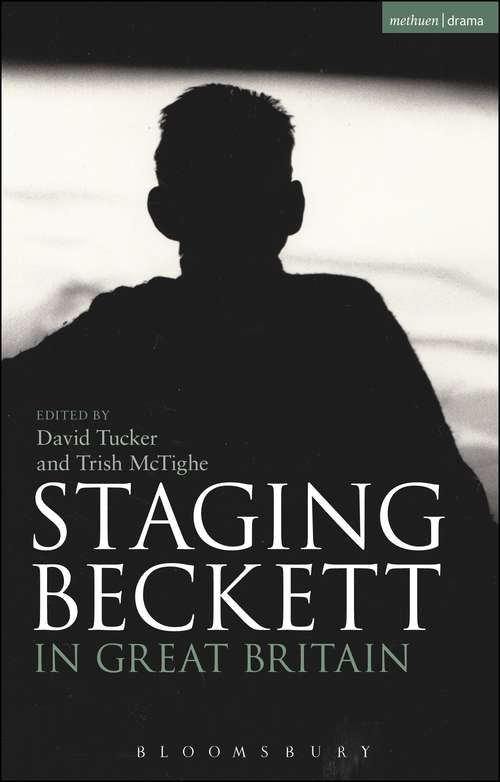 Book cover of Staging Beckett in Great Britain