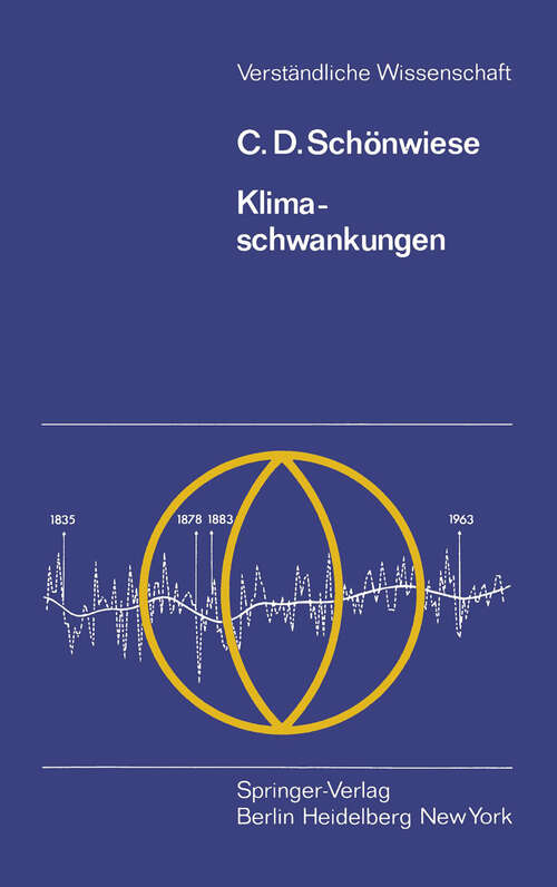 Book cover of Klimaschwankungen (1979) (Verständliche Wissenschaft #115)