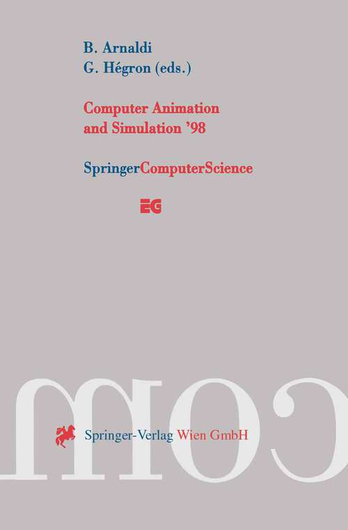 Book cover of Computer Animation and Simulation ’98: Proceedings of the Eurographics Workshop in Lisbon, Portugal, August 31 - September 1, 1998 (1999) (Eurographics)