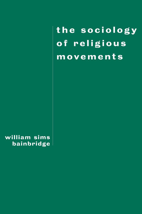 Book cover of The Sociology of Religious Movements
