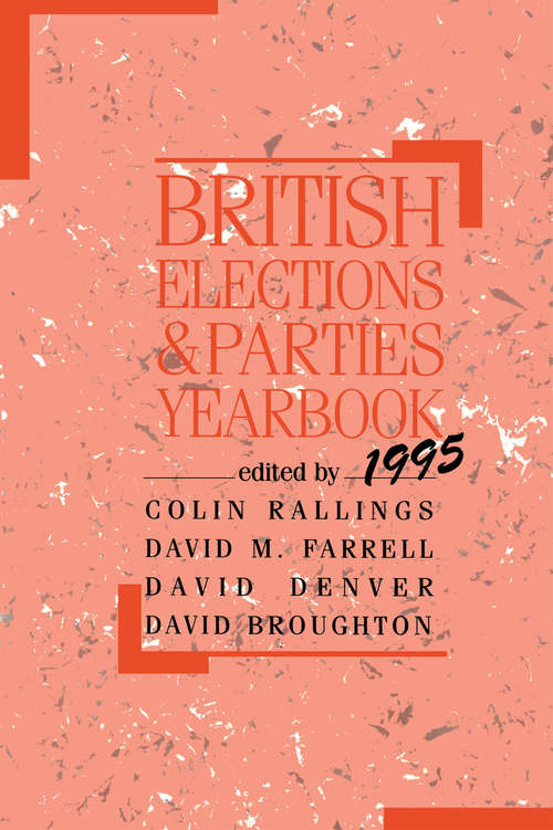 Book cover of British Elections and Parties Yearbook