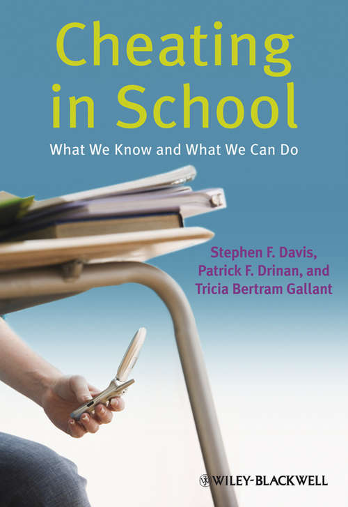 Book cover of Cheating in School: What We Know and What We Can Do