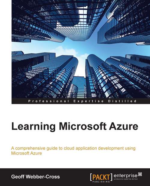 Book cover of Learning Microsoft Azure