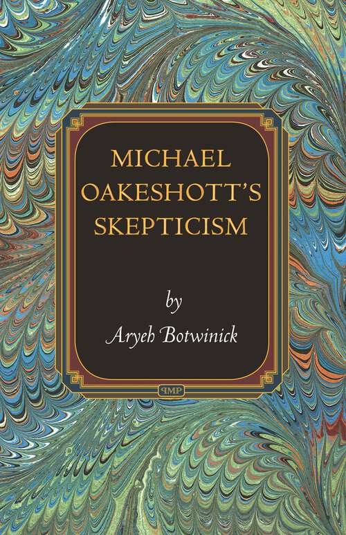 Book cover of Michael Oakeshott's Skepticism
