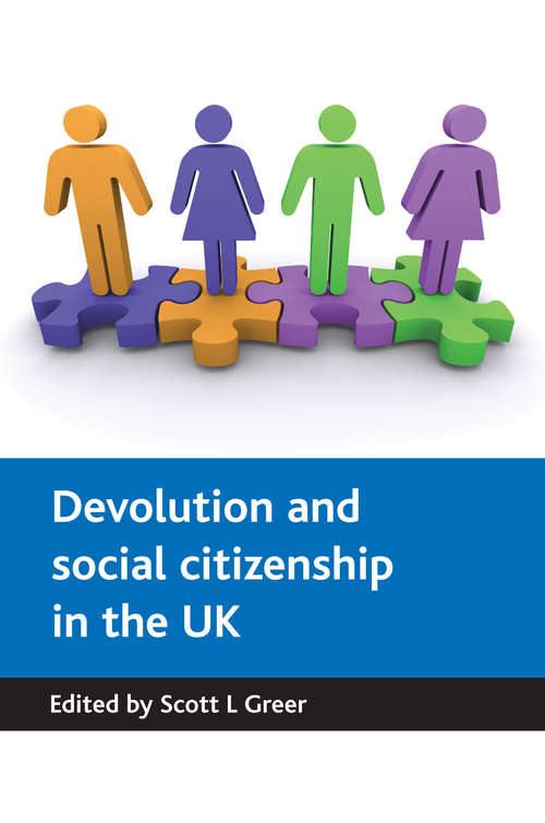 Book cover of Devolution and social citizenship in the UK