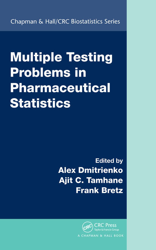 Book cover of Multiple Testing Problems in Pharmaceutical Statistics