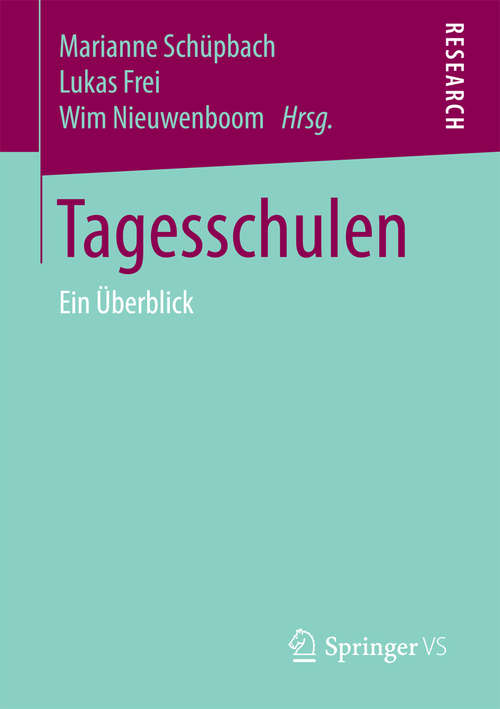 Book cover of Tagesschulen: Ein Überblick