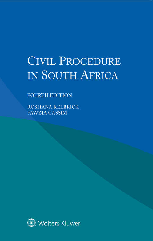 Book cover of Civil Procedure in South Africa (4)