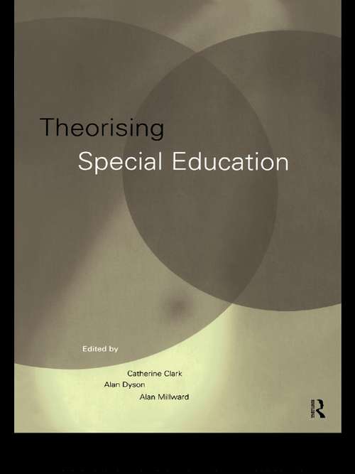 Book cover of Theorising Special Education