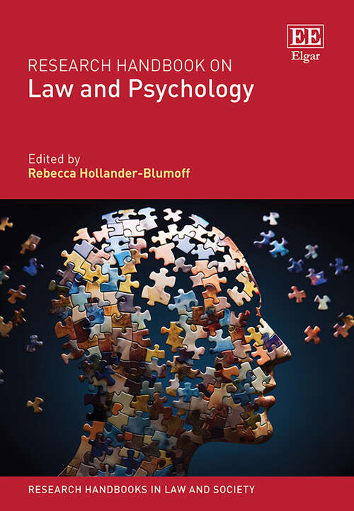 Book cover of Research Handbook on Law and Psychology (Research Handbooks in Law and Society series)