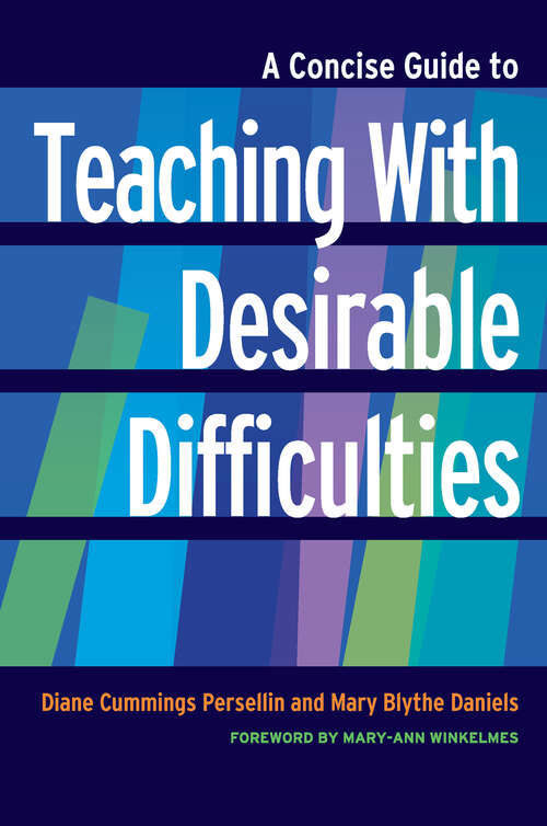 Book cover of A Concise Guide to Teaching With Desirable Difficulties