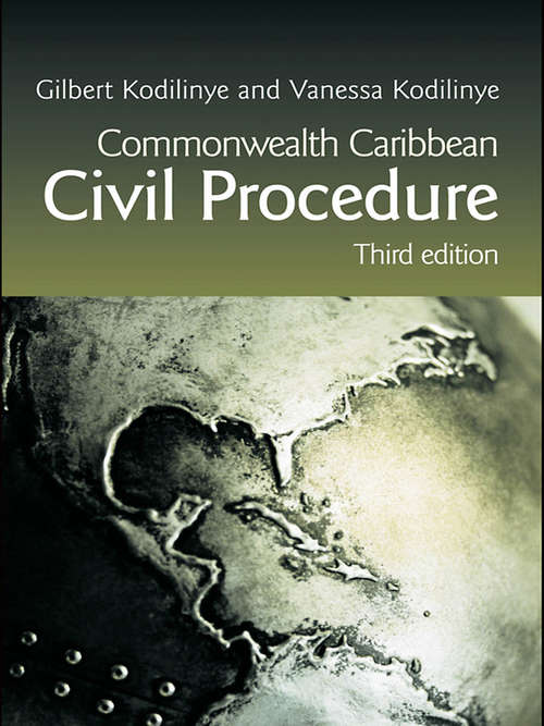 Book cover of Commonwealth Caribbean Civil Procedure