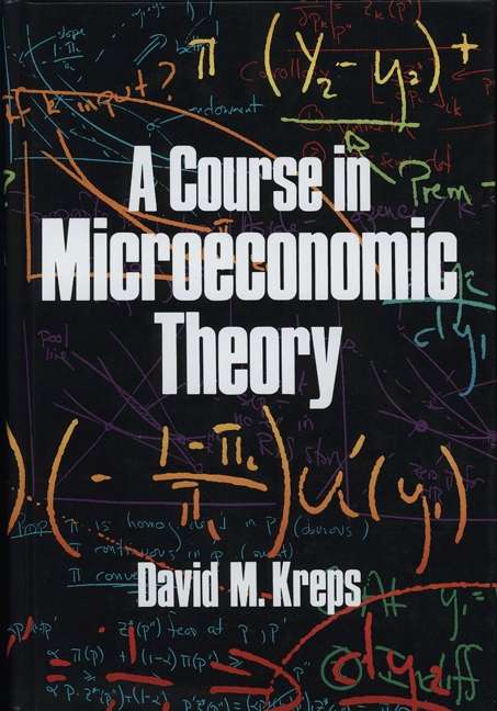 Book cover of A Course in Microeconomic Theory