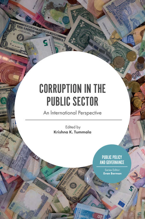 Book cover of Corruption in the Public Sector: An lnternational Perspective (Public Policy and Governance)