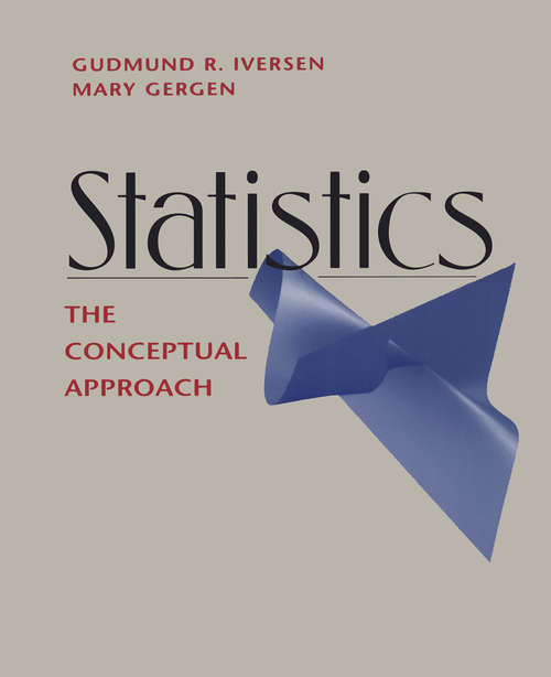 Book cover of Statistics: The Conceptual Approach (1997) (Springer Undergraduate Textbooks in Statistics)
