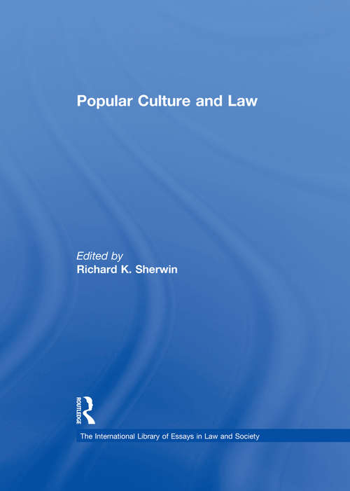 Book cover of Popular Culture and Law