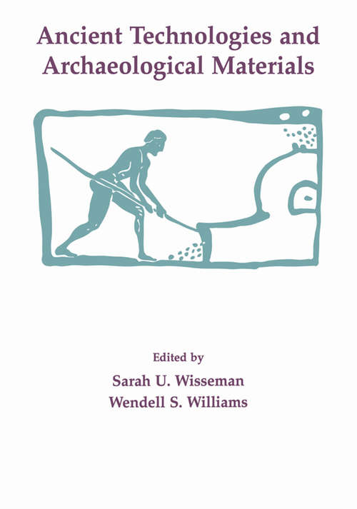 Book cover of Ancient Technologies and Archaeological Materials