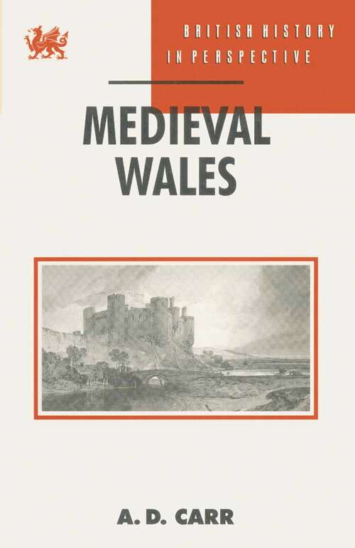 Book cover of Medieval Wales (1st ed. 1995) (British History in Perspective)