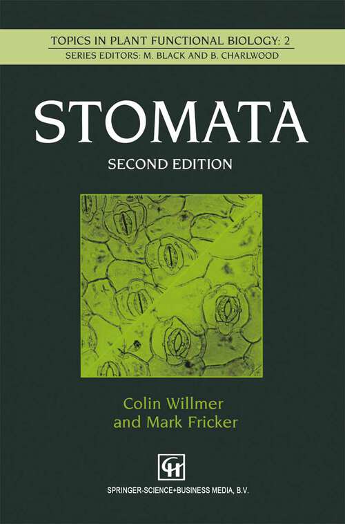 Book cover of Stomata (2nd ed. 1996)