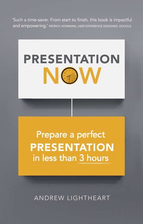 Book cover of 3-Hour Presentation Plan, The: Prepare a perfect presentation in less than 3 hours