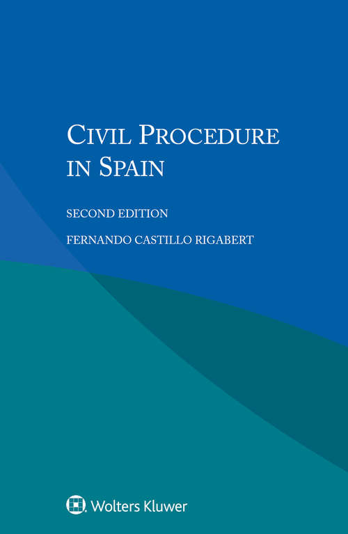 Book cover of Civil Procedure in Spain (2)