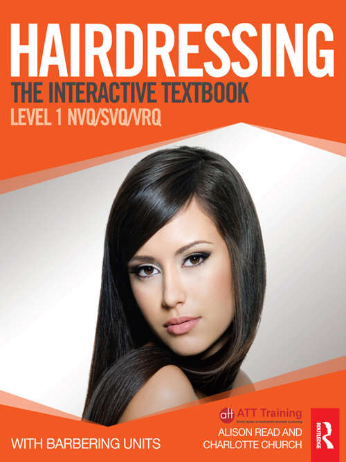 Book cover of Hairdressing: The Interactive Textbook