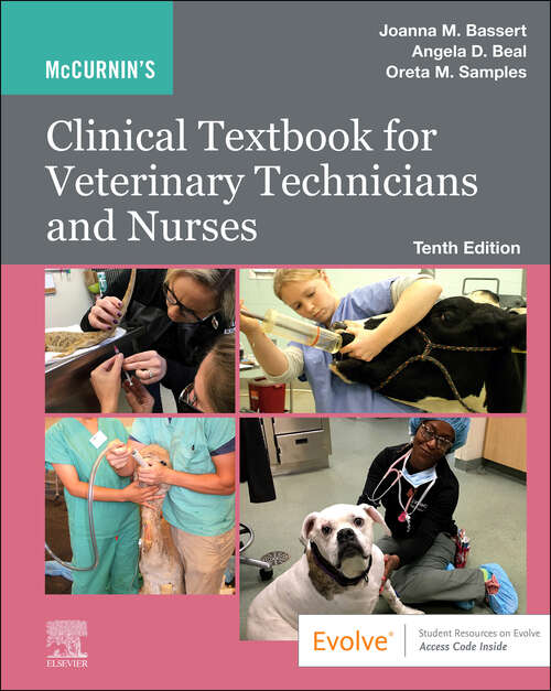 Book cover of McCurnin's Clinical Textbook for Veterinary Technicians and Nurses E-Book (10)