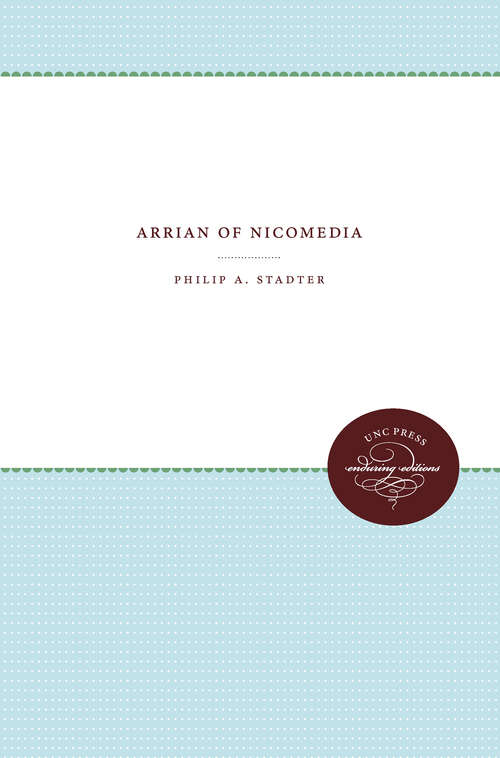 Book cover of Arrian of Nicomedia