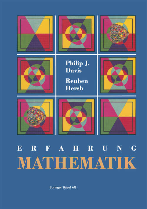 Book cover of Erfahrung Mathematik (1994)