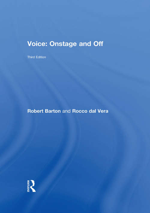 Book cover of Voice: Onstage And Off (3)