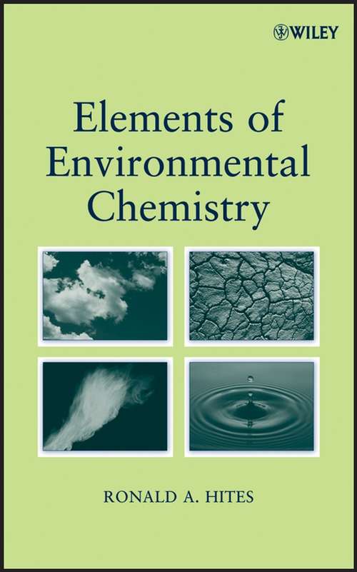 Book cover of Elements of Environmental Chemistry