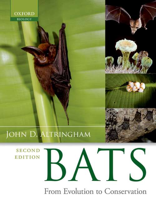 Book cover of Bats: From Evolution to Conservation (2)
