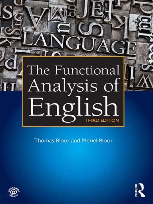 Book cover of The Functional Analysis of English
