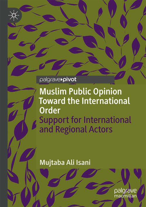 Book cover of Muslim Public Opinion Toward the International Order: Support for International and Regional Actors