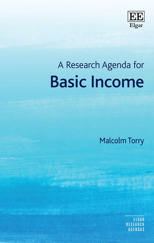 Book cover of A Research Agenda for Basic Income (Elgar Research Agendas)