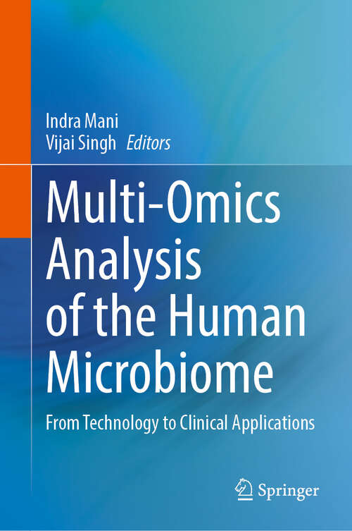 Book cover of Multi-Omics Analysis of the Human Microbiome: From Technology to Clinical Applications (2024)