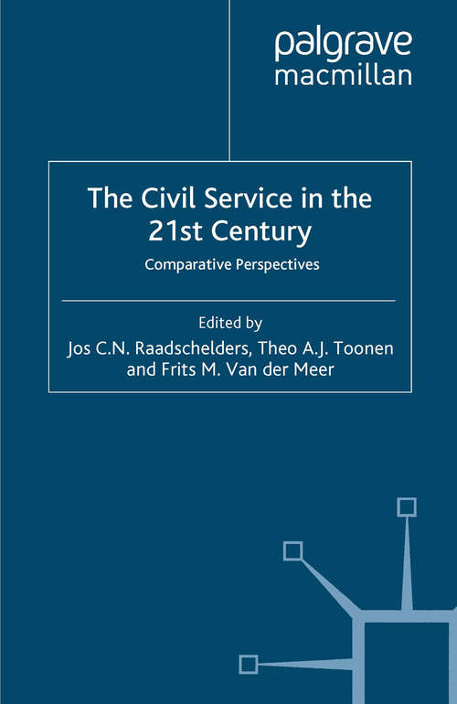 Book cover of The Civil Service in the 21st Century: Comparative Perspectives (2007)