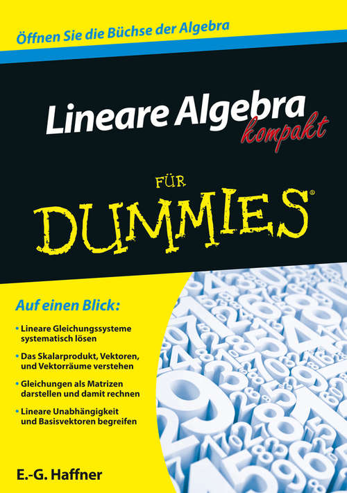 Book cover of Lineare Algebra kompakt für Dummies (Für Dummies)