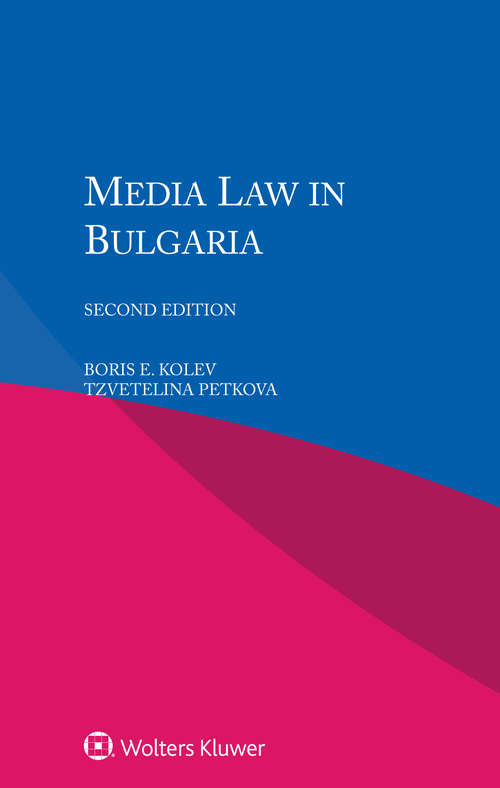 Book cover of Media Law in Bulgaria (2)