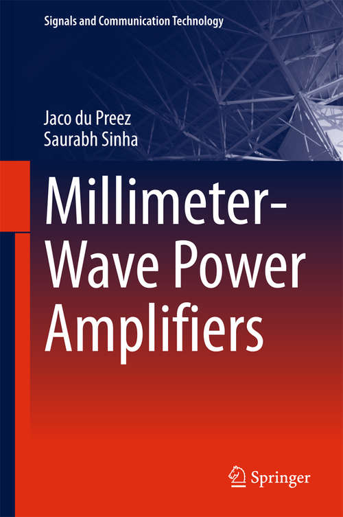 Book cover of Millimeter-Wave Power Amplifiers (Signals and Communication Technology)