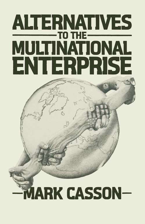 Book cover of Alternatives to the Multinational Enterprise(pdf) (1st ed. 1979)