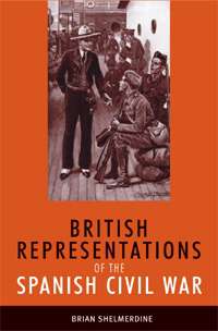 Book cover of British representations of the Spanish Civil War