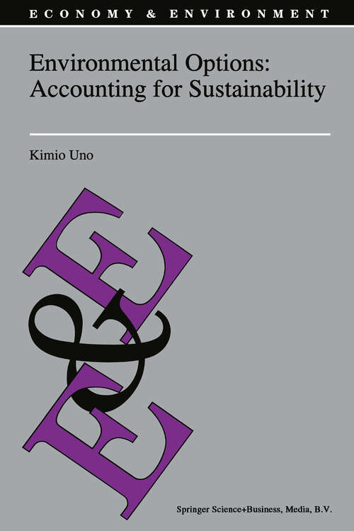 Book cover of Environmental Options: Accounting for Sustainability (1995) (Economy & Environment #10)