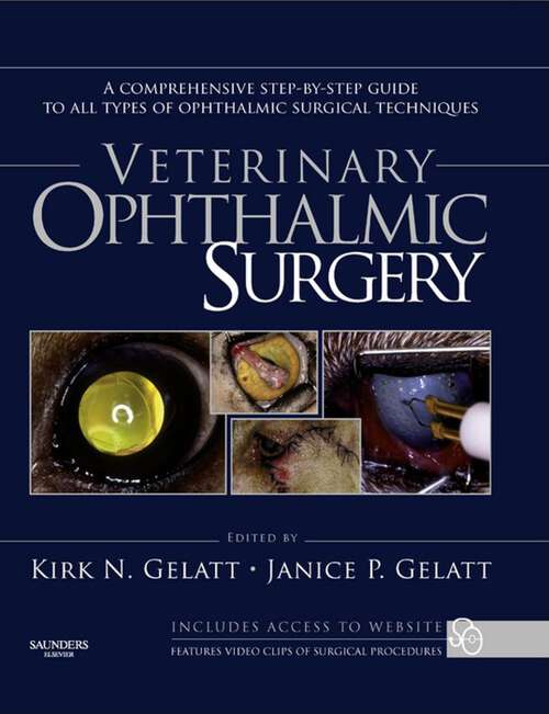 Book cover of Veterinary Ophthalmic Surgery