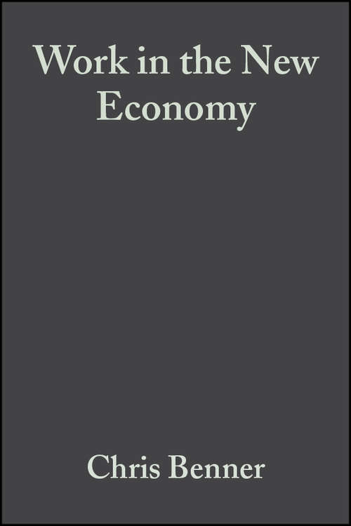 Book cover of Work in the New Economy: Flexible Labor Markets in Silicon Valley (Information Age Series #9)